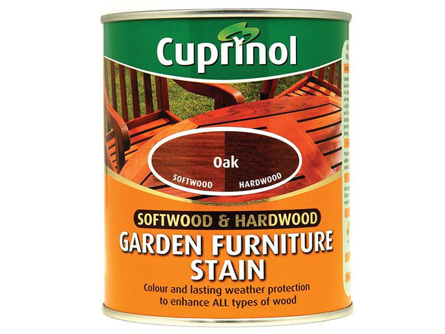 Cuprinol Softwood & Hardwood Garden Furniture Stain Oak 750Ml