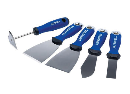 Faithfull Soft Grip Decorating Tool Kit, 5 Piece