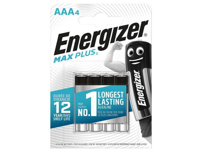 MAX PLUS» AAA Alkaline Batteries (Pack 4)