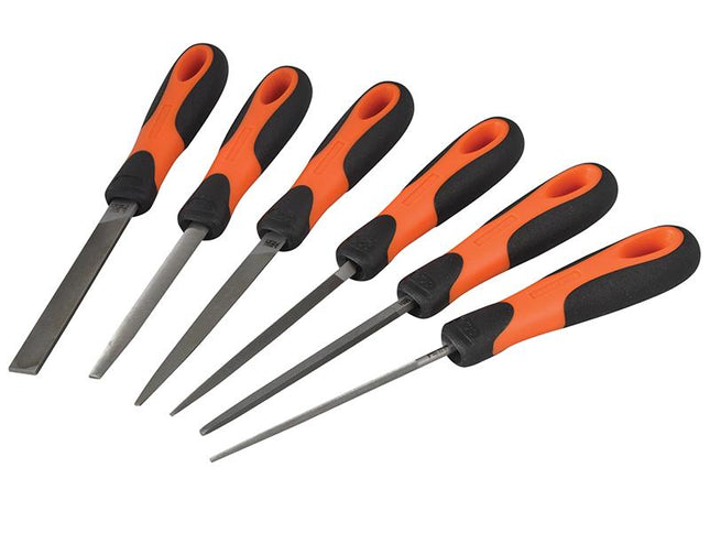 Bahco 1-476 Ergo File Set 6 Piece 100Mm (4In)