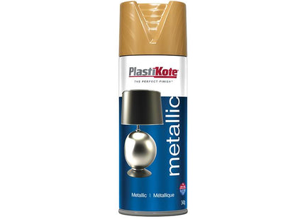 Plastikote Metallic Spray Antique Gold 400Ml
