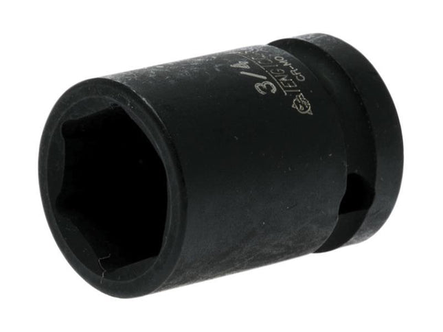 Teng Impact Socket Hexagon 6 Point 1/2In Drive 3/4In