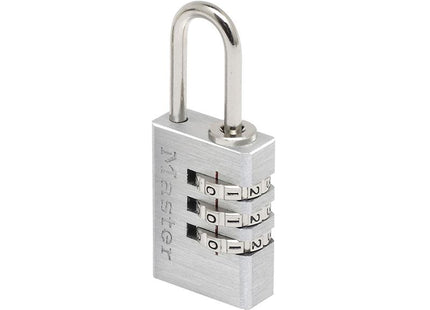 Master Lock Aluminium 20Mm 3-Digit Combination Padlock