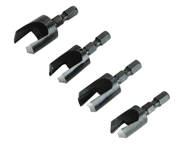 Faithfull Plug Cutter Set Of 4 No.6-12