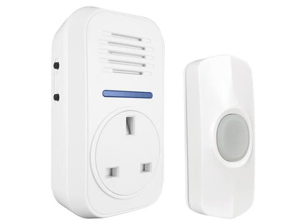 Uni-Com Smart Plug-Through Flashing Door Chime