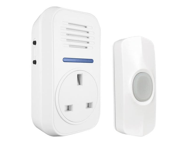 Uni-Com Smart Plug-Through Flashing Door Chime