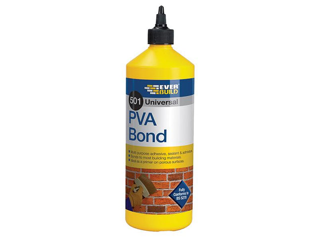 Everbuild Universal Pva Bond 501 1 Litre