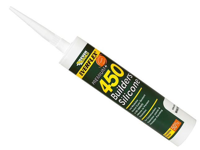 Everbuild 450 Builders Silicone Sealant Grey 310Ml