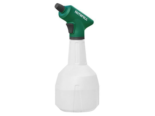 Faithfull Handheld Battery Powered Sprayer 1 Litre