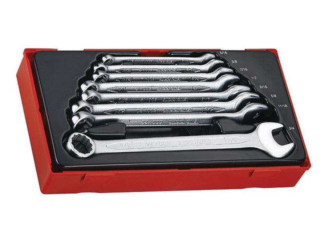 Teng Tt3592 8 Piece A/F Combination Spanner Set