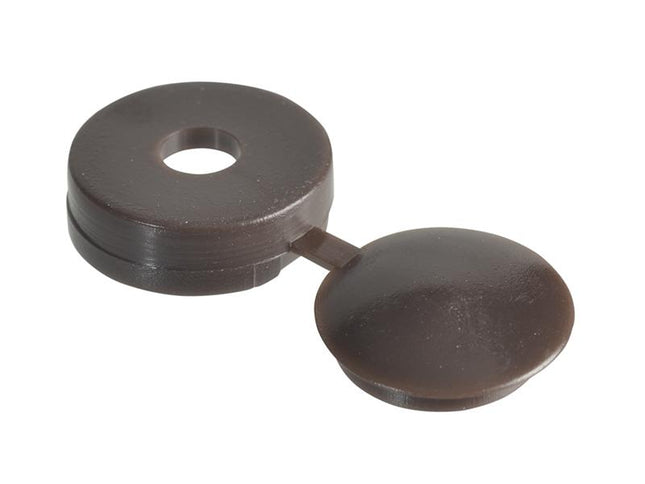 Forgefix Hinged Cover Cap Dark Brown No. 6-8 Bag 100