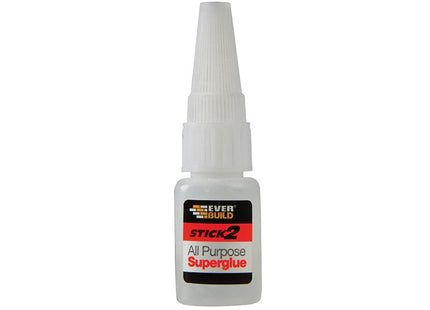 Everbuild Stick2 All-Purpose Superglue Bottle 5G