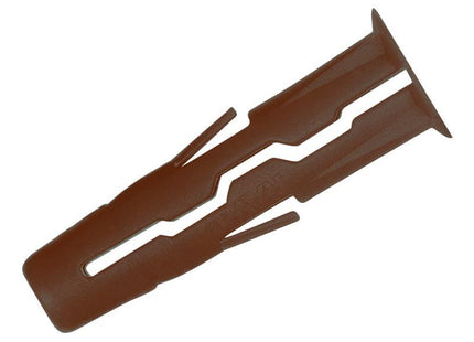 Rawlplug Brown Uno Plugs 7 X 30Mm (Pack 1000)