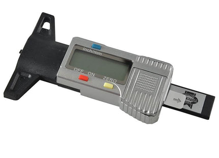 Faithfull Tyre Depth Gauge Digital Readout 0-25Mm