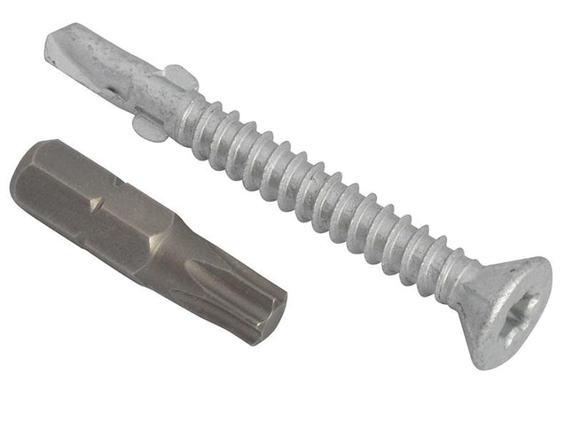 Forgefix Techfast Roofing Screw Timber - Steel Light Section 5.5 X 50Mm Pack 100