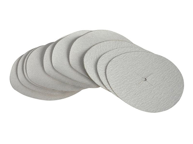 Faithfull Paper Sanding Disc 6 X 125Mm Assorted (Pack Of 10)