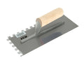R.S.T. Notched Trowel 10Mm Square Notches Wooden Handle 11 X 4.1/2In