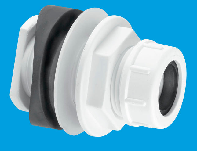 McAlpine BOSSCONN-22MM Grey Mechanical Soil Pipe Boss Connector