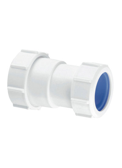 McAlpine T28L-ISO 1½" x 40mm Multifit Straight Connector - Multifit x European Pipe Size