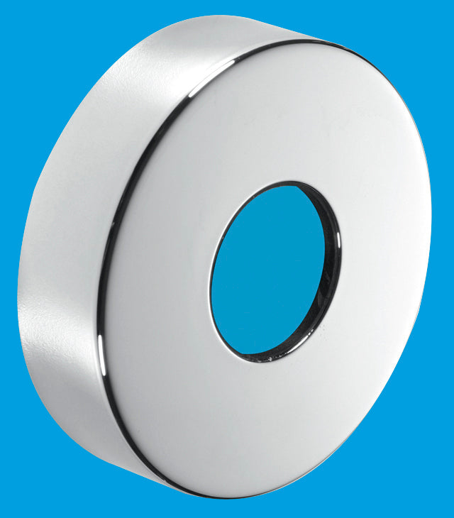 McAlpine WALLFLANGE-CP42 1½" Chrome Plated Brass Wall Flange