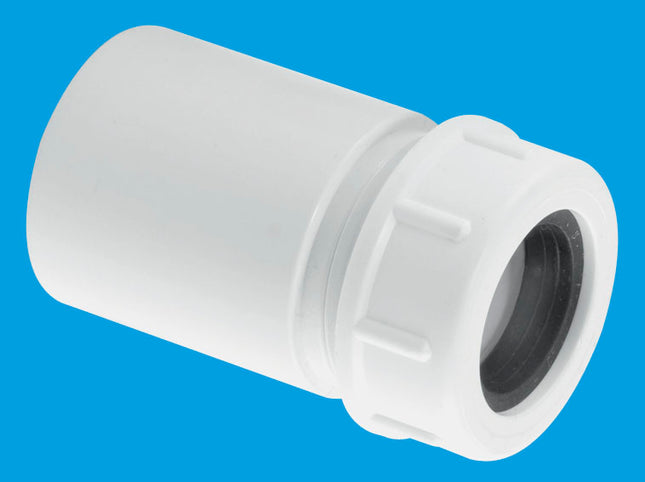 McAlpine R16 1¼" x 19/23mm Reducer in ABS White