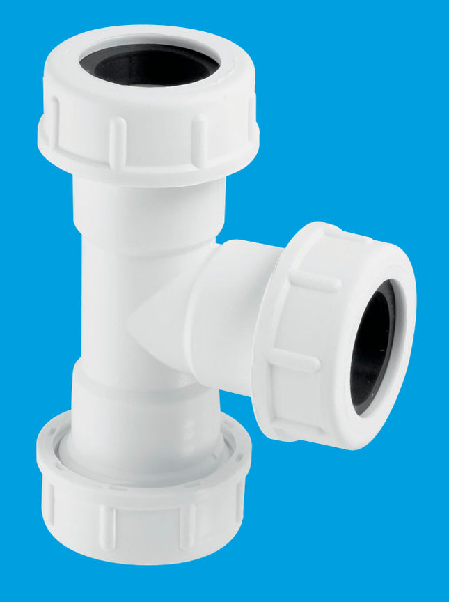 McAlpine R3M ¾" x 3m length HDPE White Overflow Pipe