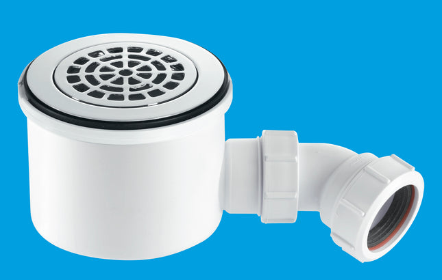 McAlpine ST90CPB-P-HP2 1½" 90mm Hi-Flow Shower Trap