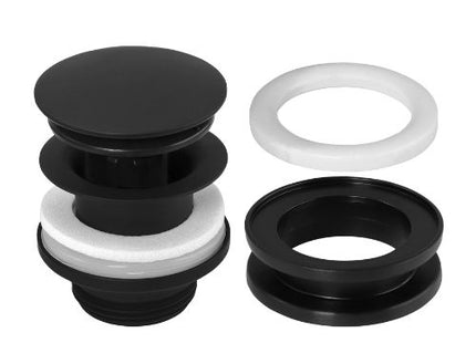 McAlpine 1.25 X 60Mm Clicker Waste Brass In Matt Black