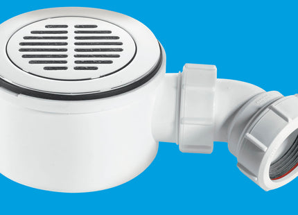 McAlpine ST90CPB-S-70 90mm Shallow Shower Trap - 70mm High
