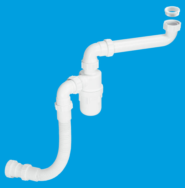 McAlpine FLEXKIT1 1½" Plumbing Kit for Adjustable Height Basin/Sink