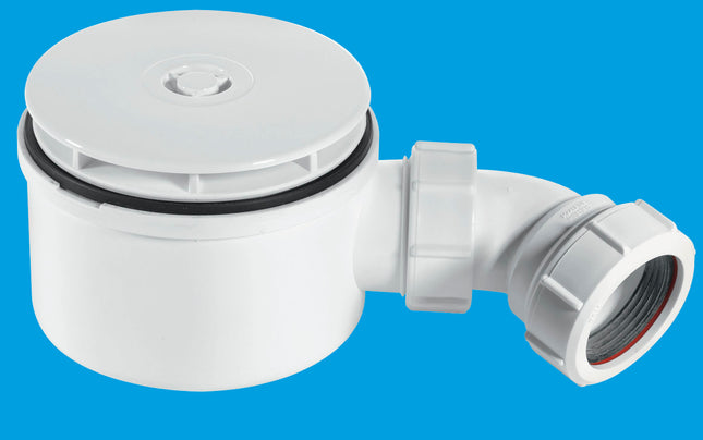 McAlpine ST90WH10-70 90mm Shallow Shower Trap - 70mm High