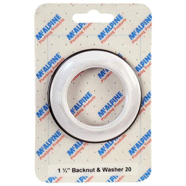 McAlpine CARD-20 1.25" Backnut & Washer - BN1 (1.1/4")