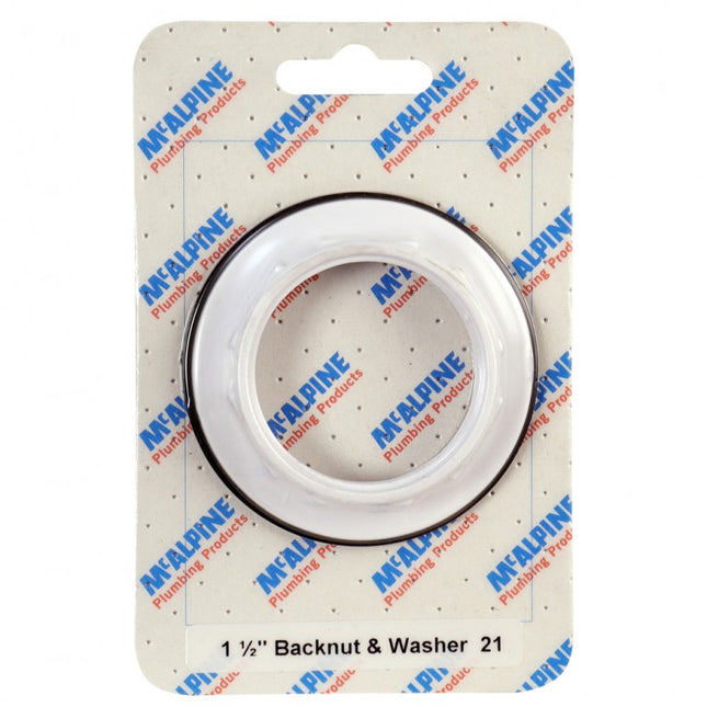 McAlpine CARD-21 1½" Backnut & Washer - BN2