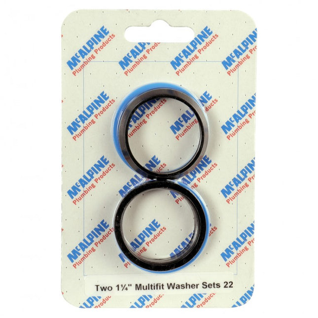 McAlpine CARD-22 Two 1¼" Multifit Washer Sets - PWM1 x 2 + RWM1 x 2