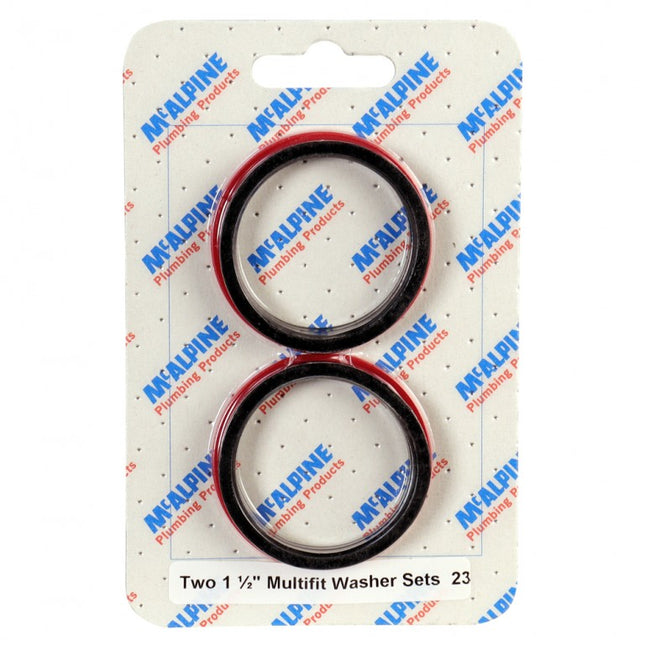 McAlpine CARD-23 Two 1½" Multifit Washer Sets - PWM2 x 2 + RWM2 x 2