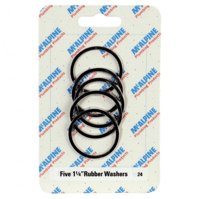 McAlpine CARD-24 Five 1¼" Rubber Washers - RW1 x 5