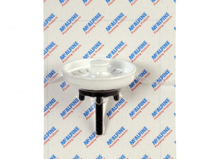 McAlpine CARD-50 White Strainer Plug - BSKTOP-ASWH