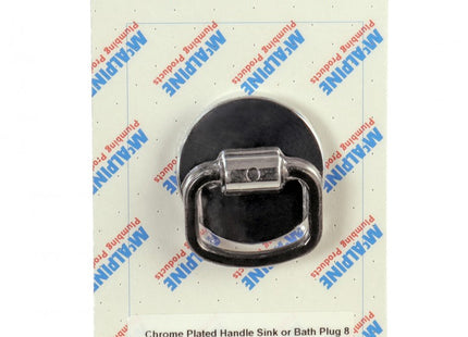 McAlpine CARD-8 Chrome Plated Handle Sink Or Bath Plug - CP2H