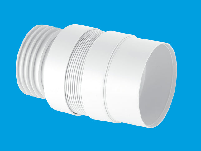 McAlpine EXTB-F 3½"/90mm Flexible Extension for WC Connectors