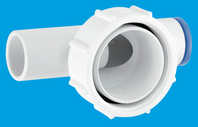 McAlpine R15 2 Way Connector: 1½" loose nut x two connections for 19mm pipe, supplied with 1 Plug