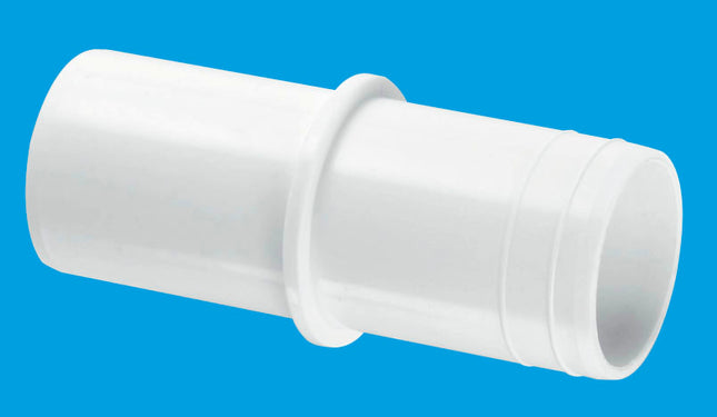 McAlpine S18 1¼" Pushfit Straight Overflow Connector