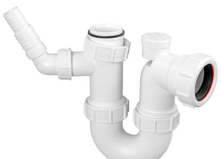 McAlpine WM14V Sink Trap with 135° Swivel Nozzle with Anti-Syphon (Silentrap)