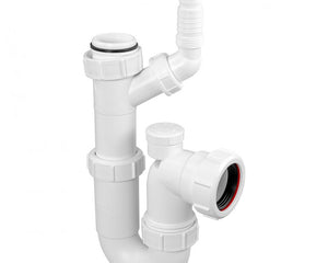McAlpine WM15V Adjustable Sink Trap with 135° Swivel Nozzle with Anti-Syphon (Silentrap)