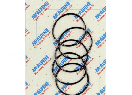 McAlpine CARD-31 Five O Rings For Shower Traps