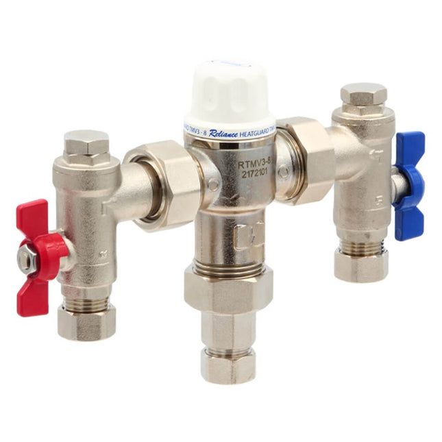 RWC 15mm 4 In 1 Union Thermostatic Mixing Valve