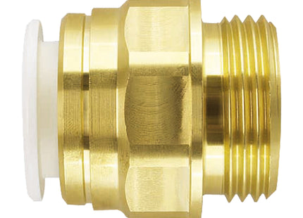 John Guest Speedfit Brass Cylinder Adaptor 22 X 1" Male