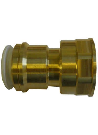 John Guest Speedfit Brass Cylinder Adaptor 22mm X 1" Female