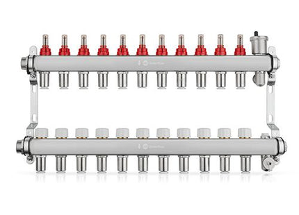 John Guest Speedfit 11 Port Manifold Stainless Steel (15mm Connections)