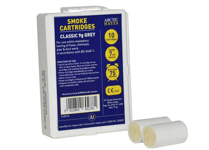 Arctic Hayes Smoke Cartridges Classic 9g White (Pack 10)