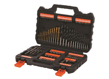 BLACK + DECKER A7200 Mixed Drilling and Screwdriving Set 109 Piece